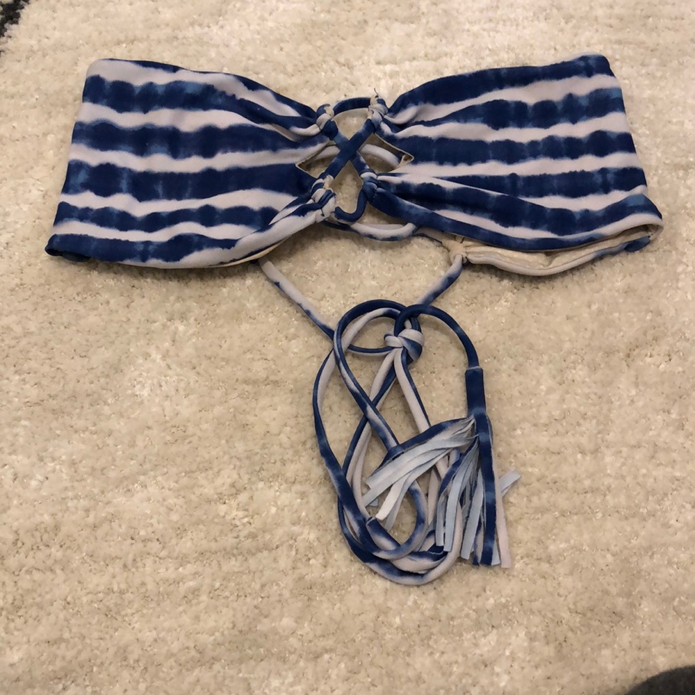 Acacia swimwear Lumahai top in pacific tides